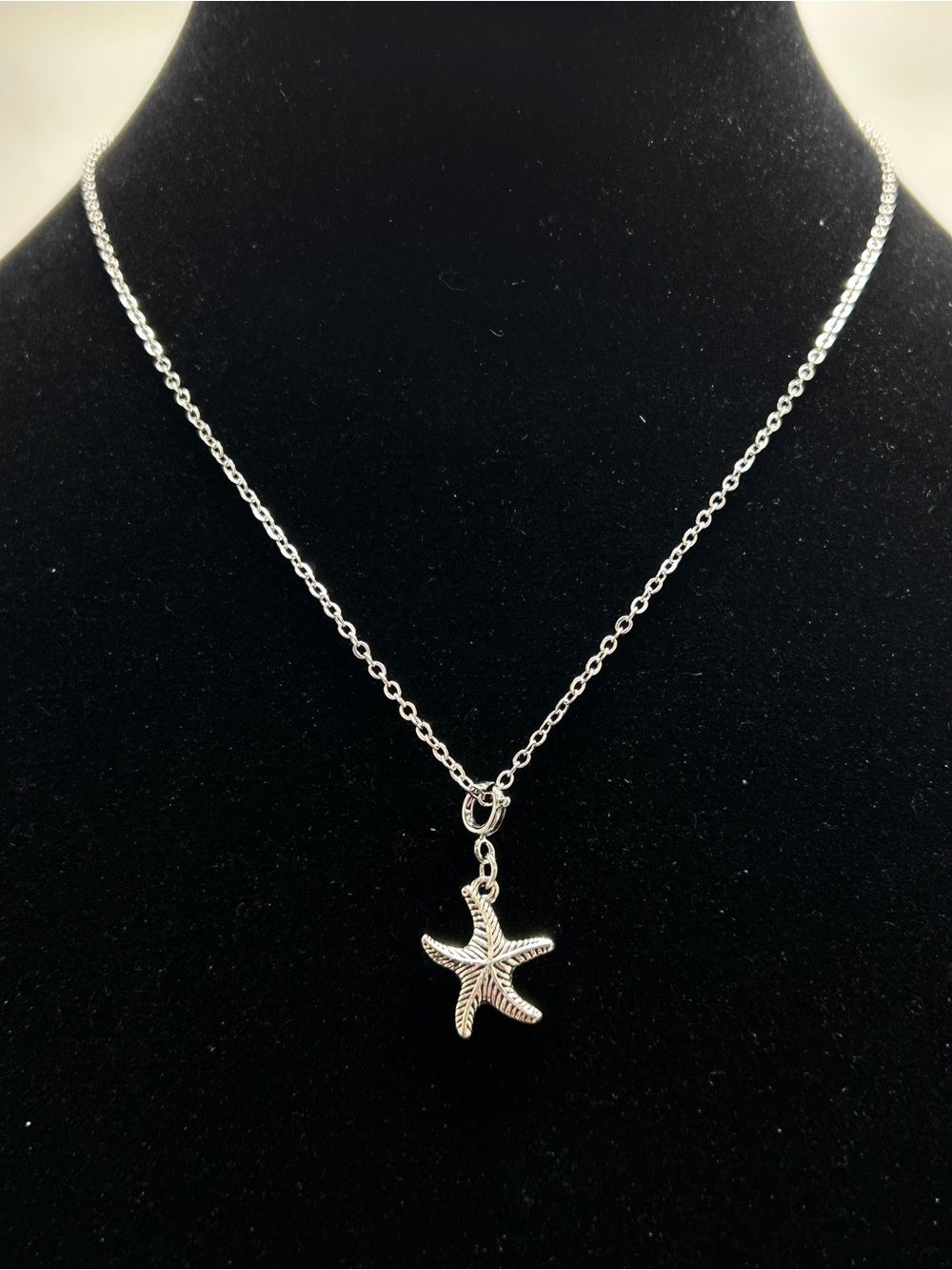 Effy, Silver Plate Starfish Necklace, NIP